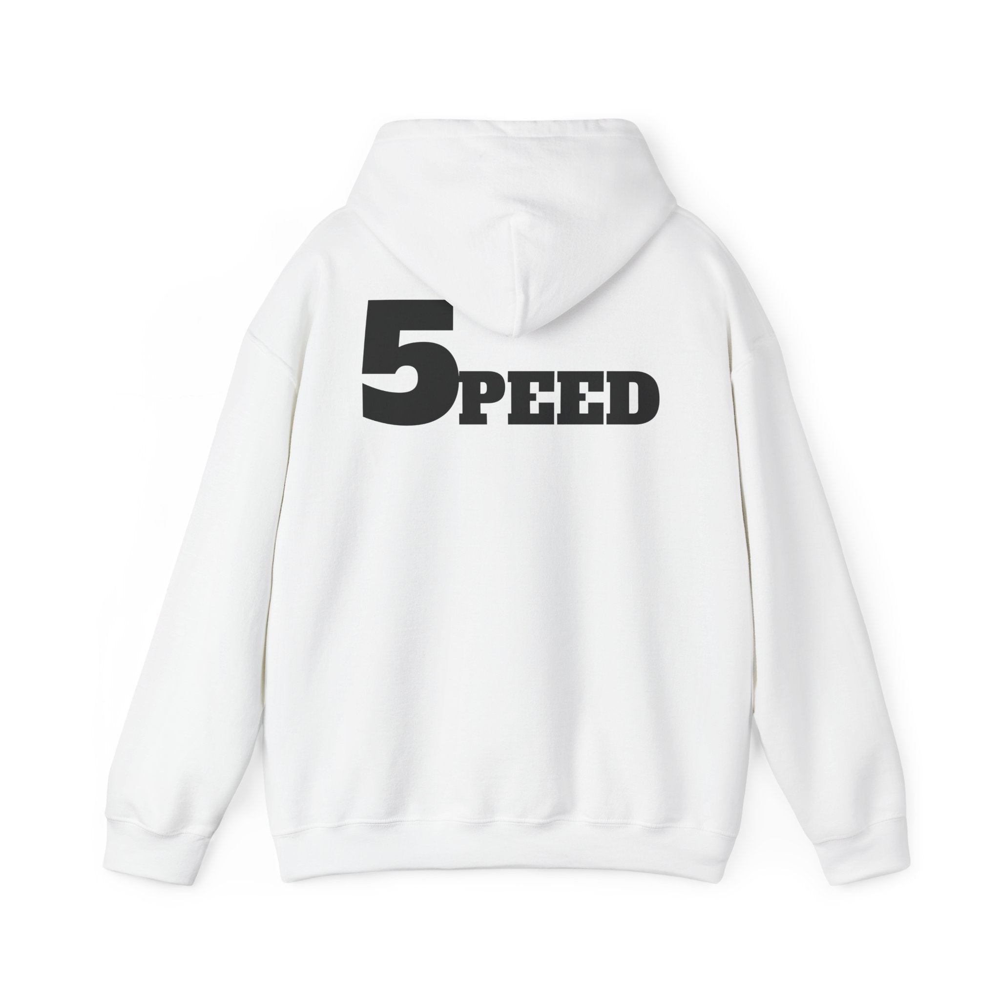 5 Speed Hoodie white